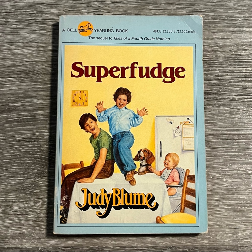 Vintage Superfudge by Judy Blume 1981 Dell Yearling Paperback Book